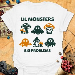 Little Monsters Tee Gift For Tabletop Gamer