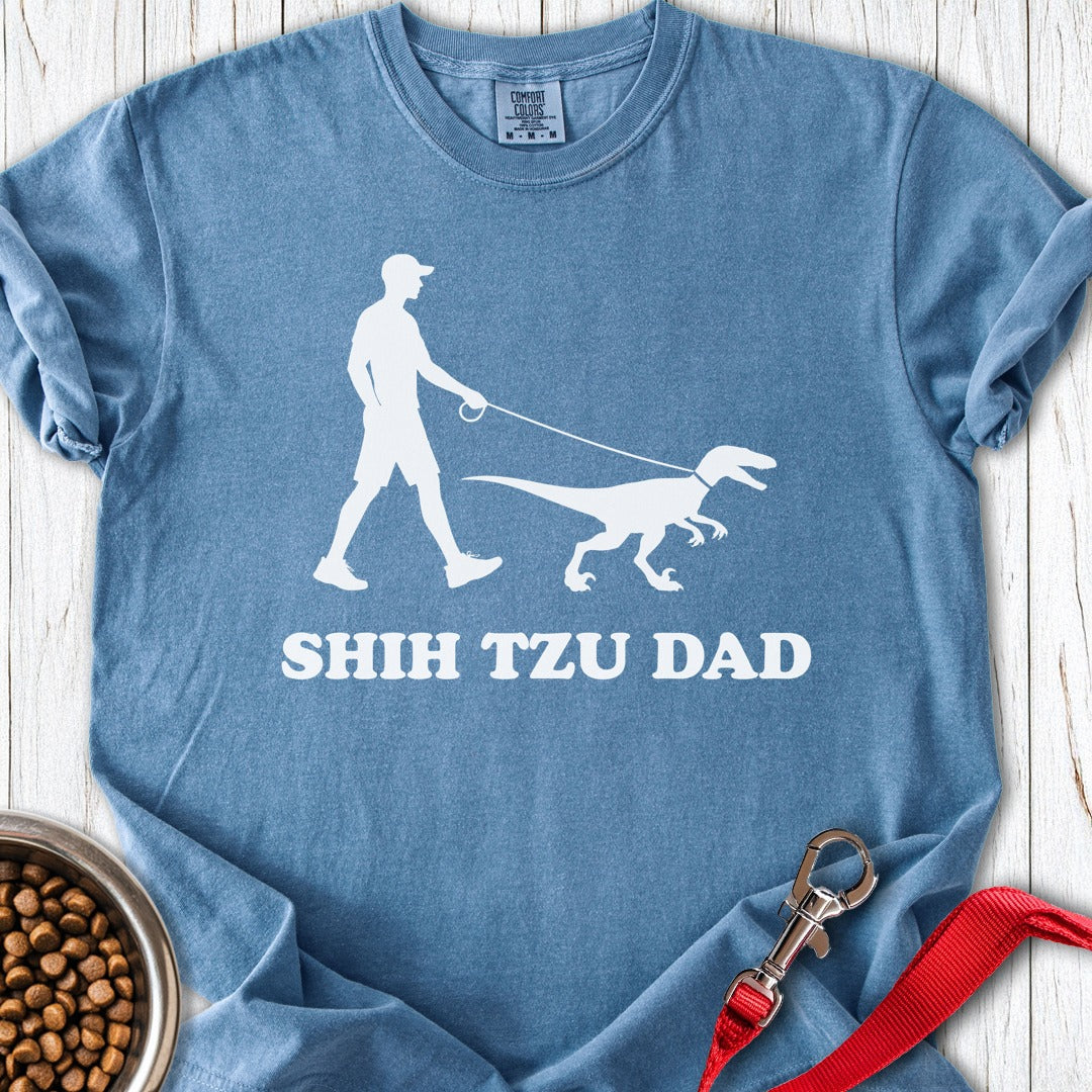 Shih Tzu Dad Premium Tee Gift For Dad