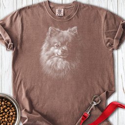 Pomeranian Engraved Premium Tee Gift For Dog Lover