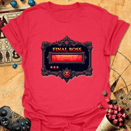 Final Boss Tee Gift For Tabletop Gamer