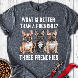 What Is Better Than A Frenchie T Shirt Gift For Dog Lover