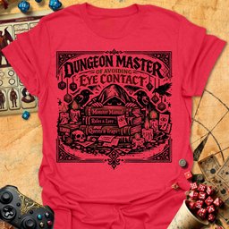 Avoiding Eye Contact Tee Gift For Tabletop Gamer