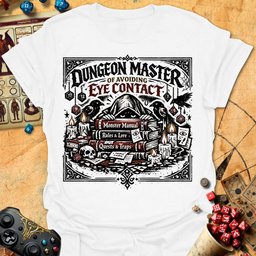Avoiding Eye Contact Tee Gift For Tabletop Gamer