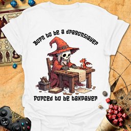 Forced Taxpayer Tee Gift For Tabletop Gamer