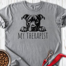 Pitbull My Therapist Premium Tee Gift For Dog Lover
