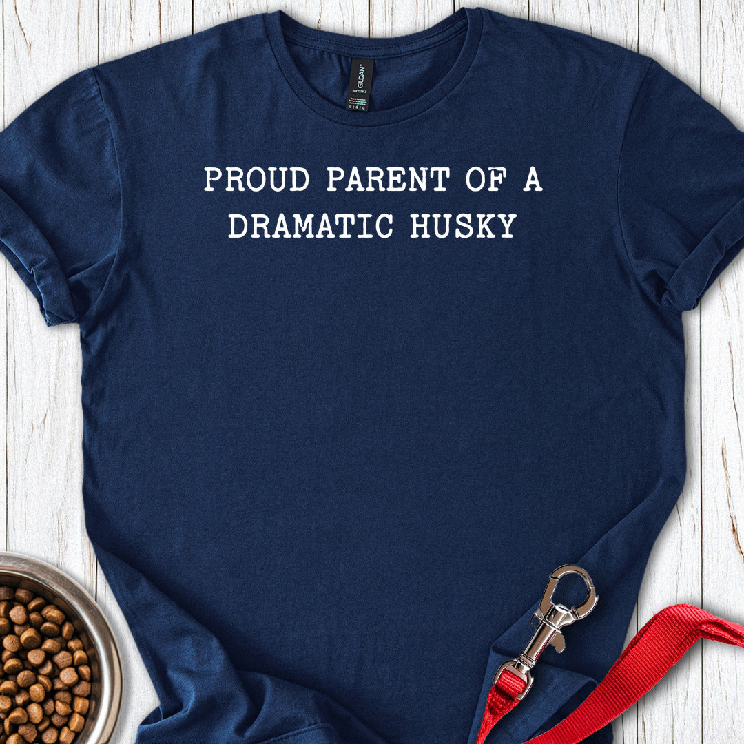 Proud Husky Parent T Shirt Gift For Dog Lover