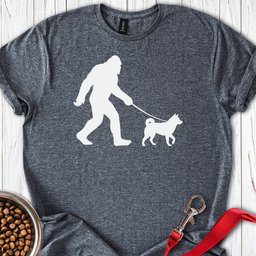 Shiba Inu Bigfoot T Shirt Gift For Dog Lover