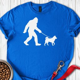 Shiba Inu Bigfoot T Shirt Gift For Dog Lover