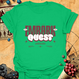 Embark Quest Tee Gift For Tabletop Gamer