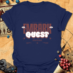 Embark Quest Tee Gift For Tabletop Gamer