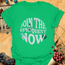 Join The Quest Tee Gift For Tabletop Gamer