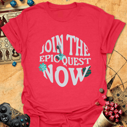 Join The Quest Tee Gift For Tabletop Gamer