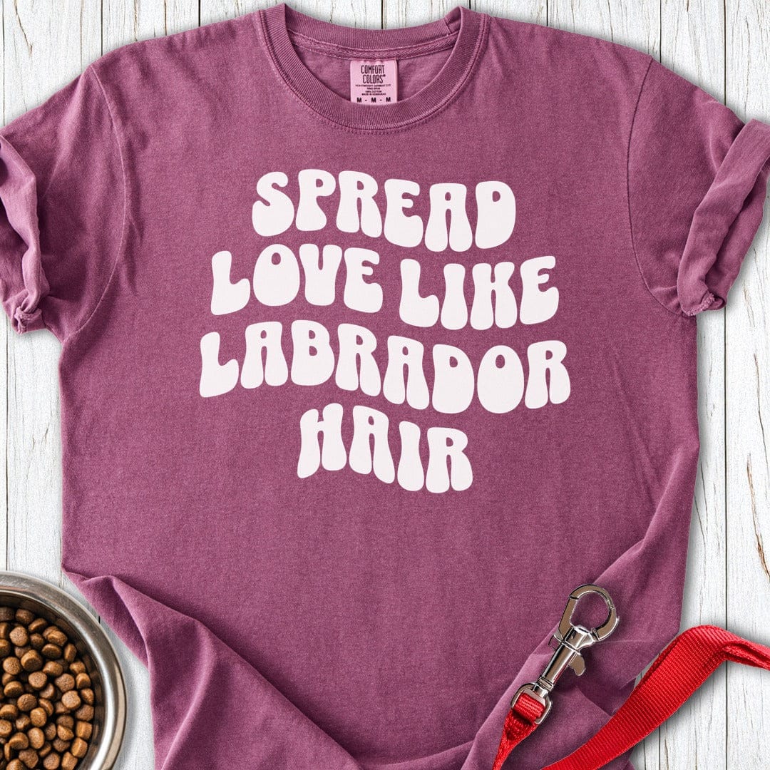 Spread Lab Hair Premium Tee Gift For Dog Lover