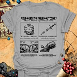 Failed Outcomes Tee Gift For Tabletop Gamer