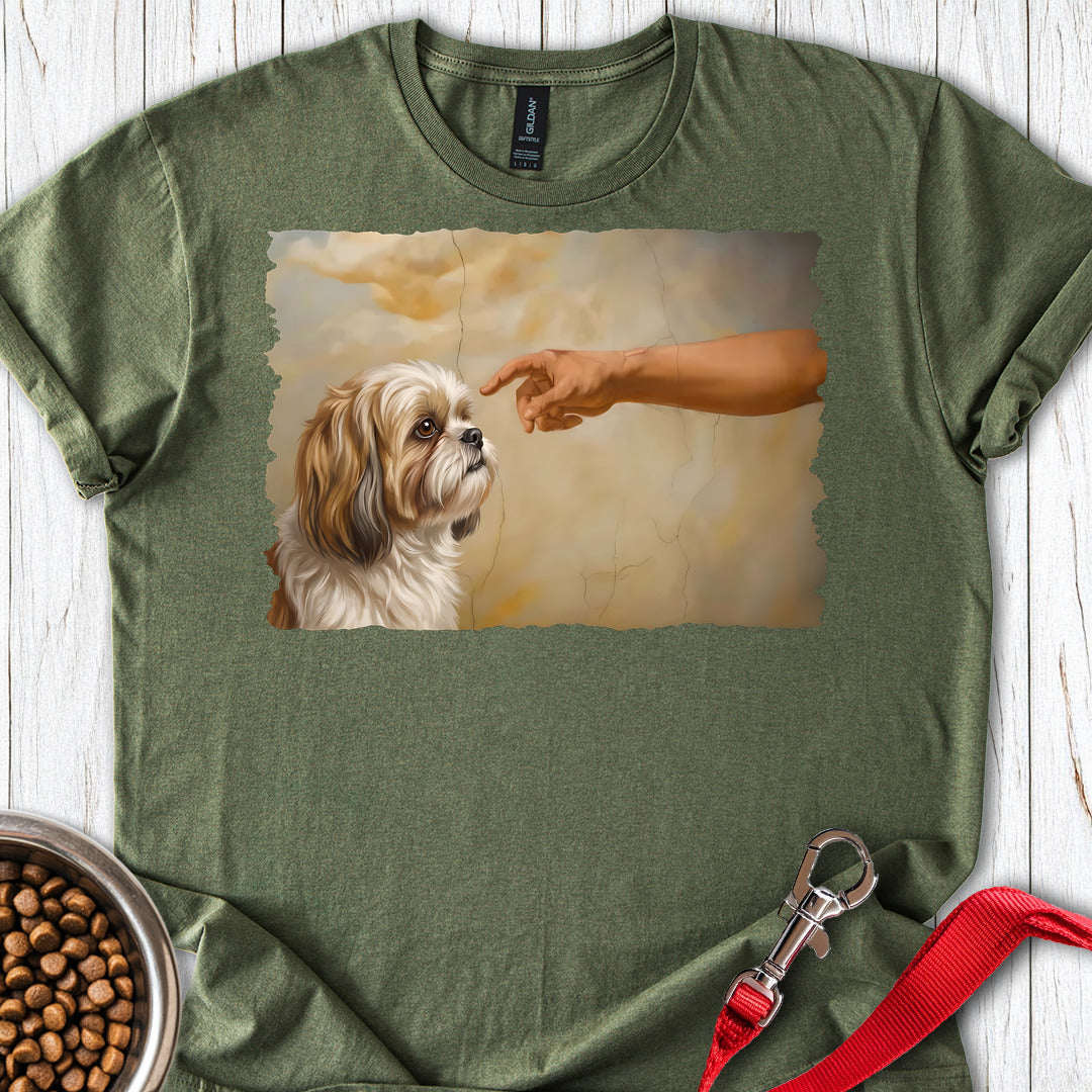 Shih Tzu Creation T Shirt Gift For Dog Lover