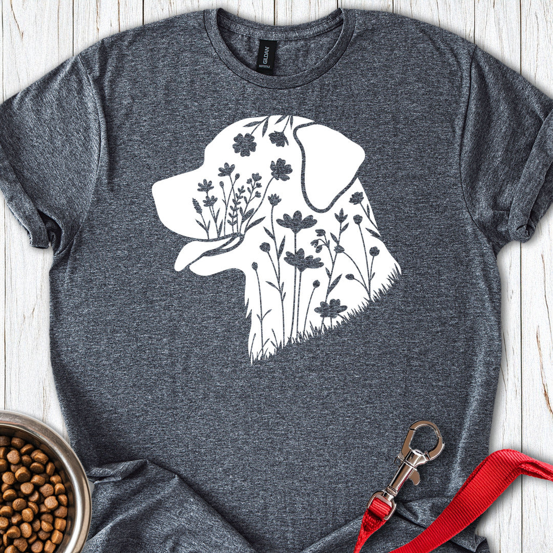 Rottweiler Flowers T Shirt Gift For Dog Lover