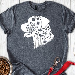 Rottweiler Flowers T Shirt Gift For Dog Lover