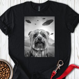 Yorkshire Terrier Ufo T Shirt Gift For Dog Lover