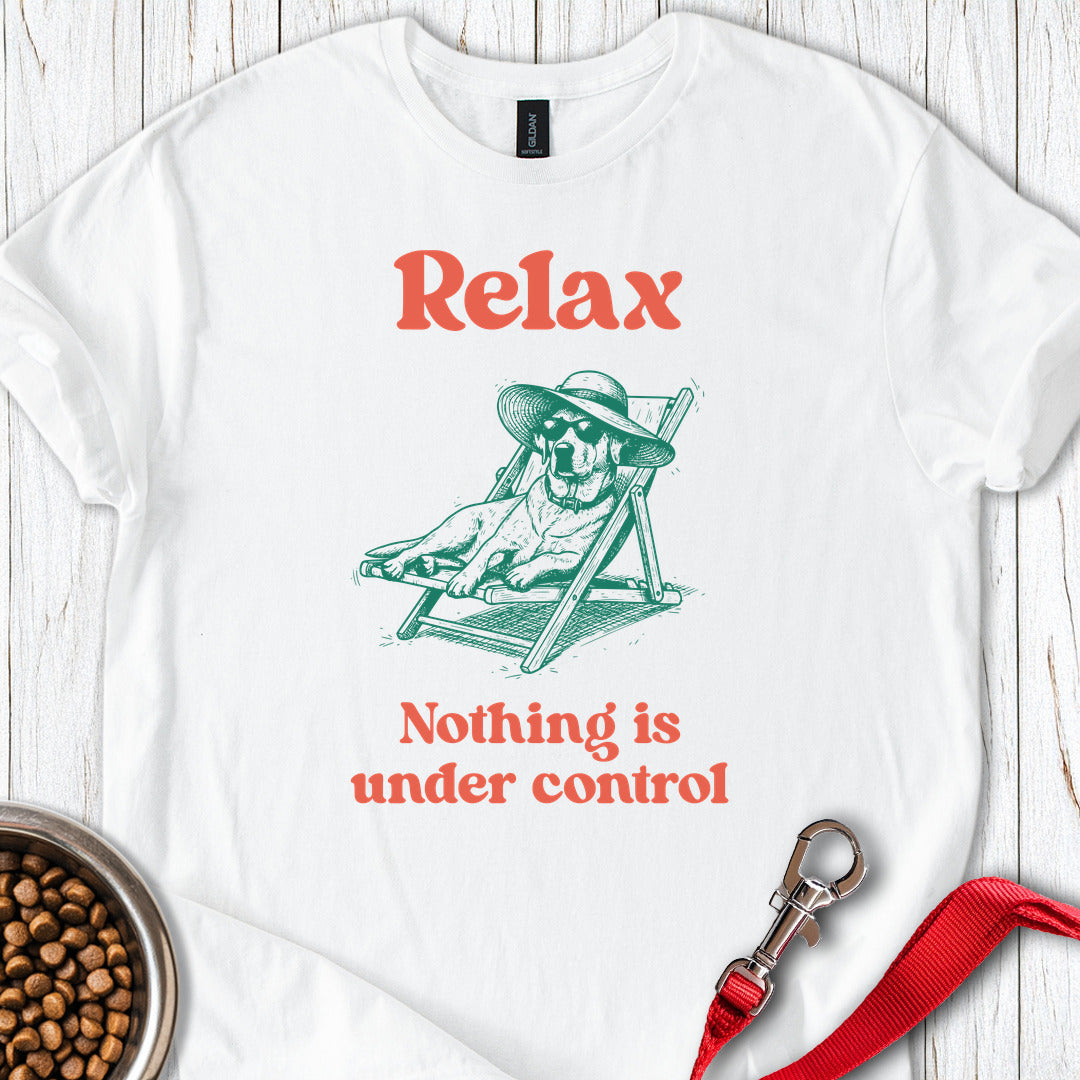 Relax Labrador T Shirt Gift For Dog Lover