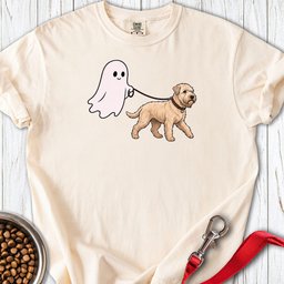 Wheaten Terrier Ghost Walk Premium Tee Gift For Dog Lover
