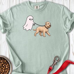 Wheaten Terrier Ghost Walk Premium Tee Gift For Dog Lover