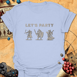 Lets Party Tee Gift For Tabletop Gamer