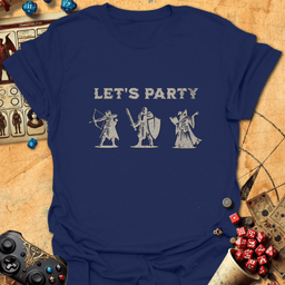 Lets Party Tee Gift For Tabletop Gamer