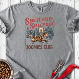 Shetland Sheepdog Zoomies Club Premium Tee Gift For Dog Lover