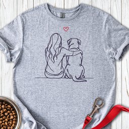 Rottweiler Hug T Shirt Gift For Dog Lover