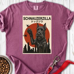 Schnauzer Schnauzerzilla Premium Tee Gift For Dog Lover