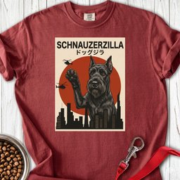 Schnauzer Schnauzerzilla Premium Tee Gift For Dog Lover