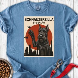 Schnauzer Schnauzerzilla Premium Tee Gift For Dog Lover