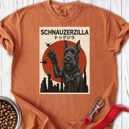 Schnauzer Schnauzerzilla Premium Tee Gift For Dog Lover