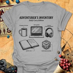 Daily Carry Tee Gift For Tabletop Gamer