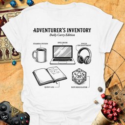 Daily Carry Tee Gift For Tabletop Gamer