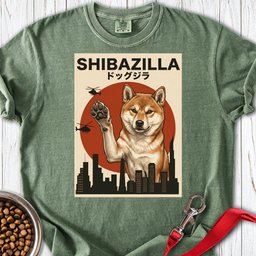 Shibazilla Premium Tee Gift For Dog Lover