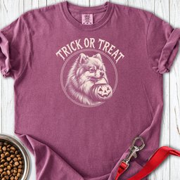 Pomeranian Trick Or Treat Premium Tee Gift For Dog Lover