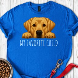 Yellow Labrador Favorite Child T Shirt Gift For Dog Lover