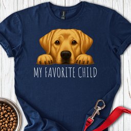 Yellow Labrador Favorite Child T Shirt Gift For Dog Lover