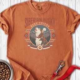 Siberian Husky Best Friend Premium Tee Gift For Dog Lover