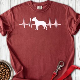 Pitbull Heartbeat Premium Tee Gift For Dog Lover