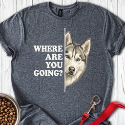 Siberian Husky Alert T Shirt Gift For Dog Lover