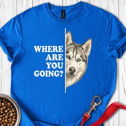 Siberian Husky Alert T Shirt Gift For Dog Lover