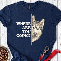 Siberian Husky Alert T Shirt Gift For Dog Lover
