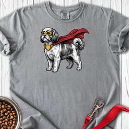 Shih Tzu Superhero Premium Tee Gift For Dog Lover