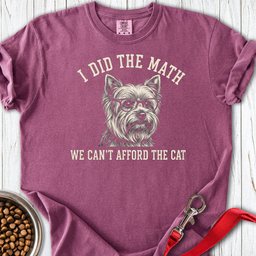 Yorkshire Terrier I Did The Math Premium Tee Gift For Dog Lover