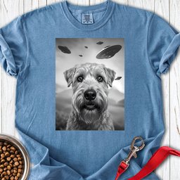 Wheaten Terrier Ufo Premium Tee Gift For Dog Lover