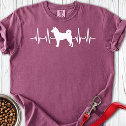 Shiba Inu Heartbeat Premium Tee Gift For Dog Lover