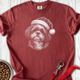 Shih Tzu Christmas Premium Tee Gift For Dog Lover