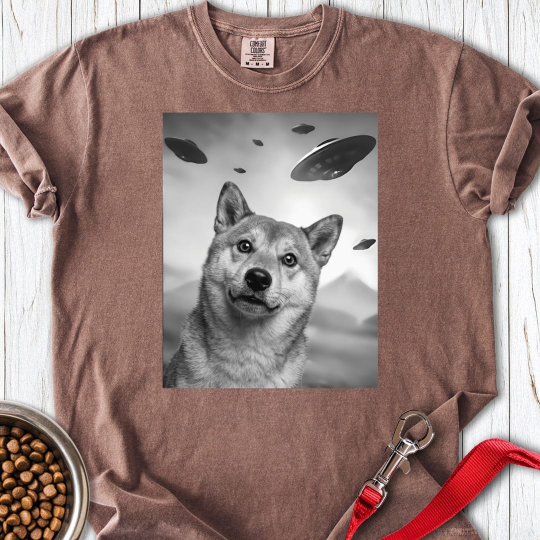 Shiba Inu Ufo Premium Tee Gift For Dog Lover